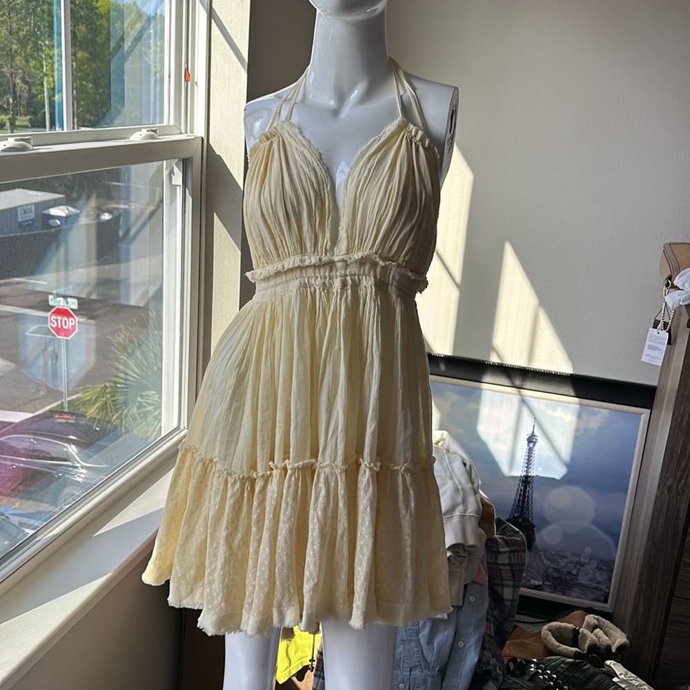 FREE PEOPLE ASYMMETRICAL DRESS SIZE M NWOT